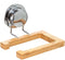 Toiletrolhouder bamboe hout met zuignap - wc-rol houders zonder schroeven