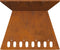 vidaXL - Vuurkorf - 48x48x40 - cm - Weerbestendig - Staal