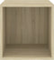 vidaXL - Wandkast - 37x37x37 - cm - spaanplaat - sonoma - eikenkleurig
