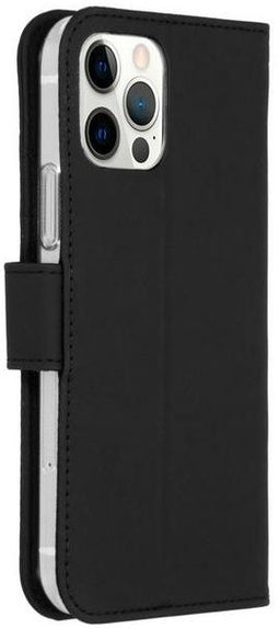 Accezz iPhone 12 - Flip cover - Krasbestendig Schokbestendig - Zwart