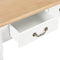 vidaXL - Salontafel - 80x80x50 - cm - hout - wit