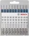 Bosch 2 607 010 631 - Decoupeerzaagbladenset - 10-delig Basic for Metal (10 stuks)