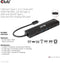 Club 3D CSV-1596 - 6-in-1 USB Gen1 Type-C Hub - 1x Ethernet 1Gbps 1x HDMI 2x USB 2.0 type-A 2x USB 3.2 type-C - Zwart