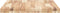 vidaXL - Wastafelblad - 100x60x4 - cm - onbehandeld - massief - acaciahout