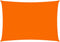 vidaXL - Zonnescherm - rechthoekig - 3,5x5 - m - oxford - stof - oranje