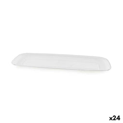 Snackdienblad Algon Rechthoekig 44,5 x 16,6 x 2,4 cm (24 Stuks)