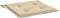 vidaXL - Tuinstoelkussens - 2 - st - 50x50x3 - cm - oxford - stof - beige