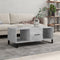 vidaXL - Salontafel - 102x50x40 - cm - bewerkt - hout - betongrijs