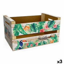 Opbergbak Confortime Paradise (3 Stuks) (44 x 24,5 x 23 cm)