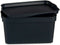 Opbergbak met Deksel Antraciet Plastic 2,3 L 13,5 x 11 x 20 cm (24 Stuks)