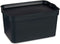 Opbergbak met Deksel Antraciet Plastic 2,3 L 13,5 x 11 x 20 cm (24 Stuks)