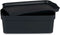 Opbergbak met Deksel Antraciet Plastic 6 L 21 x 11 x 32 cm (12 Stuks)
