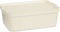 Opbergbak met Deksel Crème Plastic 14 L 29,5 x 14,3 x 45 cm (12 Stuks)