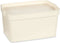 Opbergbak met Deksel Crème Plastic 2,3 L 13,5 x 11 x 20 cm (24 Stuks)