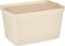 Opbergbak met Deksel Crème Plastic 24 L 29,3 x 24,5 x 45 cm (6 Stuks)