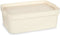 Opbergbak met Deksel Crème Plastic 6 L 21,5 x 11 x 31,5 cm (12 Stuks)