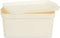 Opbergbak met Deksel Crème Plastic 7,5 L 21,5 x 14,5 x 32 cm (12 Stuks)