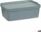 Opbergbak met Deksel Grijs Plastic 14 L 29,5 x 14,3 x 45 cm (12 Stuks)