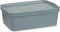 Opbergbak met Deksel Grijs Plastic 14 L 29,5 x 14,3 x 45 cm (12 Stuks)