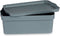 Opbergbak met Deksel Grijs Plastic 6 L (21,5 x 11 x 32 cm) (12 Stuks)
