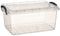 Opbergbak met Deksel Kipit TP545-1 Transparant Plastic (12 Stuks)