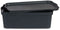 Opbergbak met Deksel Kipit TP595-1 Antraciet Plastic 14 L 29,5 x 14,3 x 45 cm (12 Stuks)