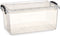 Opbergbak met Deksel Transparant Plastic 13,7 L 27,5 x 18 x 42,5 cm (12 Stuks)