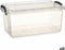 Opbergbak met Deksel Transparant Plastic 13,7 L 27,5 x 18 x 42,5 cm (12 Stuks)