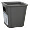 Opbergbak Tontarelli Bella Grijs 11,4 x 11,4 x 11,2 cm (12 Stuks)