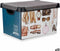Opbergbak Vintage Met handvatten Plastic Vintage 22 L (30 x 23,5 x 40 cm) (12 Stuks)