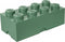 Opbergbox Brick 8, Zandgroen - LEGO
