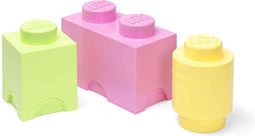 Opbergbox Brick Pastel Set van 3 Stuks - 4014