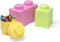 Opbergbox Brick Pastel Set van 3 Stuks - 4014