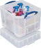 Opbergbox Really Useful 35 liter 480x390x345 mm transparant wit
