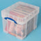 Opbergbox Really Useful 35 liter 480x390x345 mm transparant wit