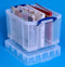 Opbergbox Really Useful 35 liter 480x390x345 mm transparant wit