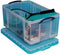 Opbergbox ru 64ltr 710x440x310mm transp blauw | Krimp a 1 stuk