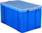 Opbergbox ru 84ltr 710x440x380mm transp blauw | Krimp a 1 stuk