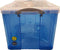 Opbergbox ru 84ltr 710x440x380mm transp blauw | Krimp a 1 stuk