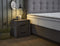 Opbergboxspring Modebedd Antraciet 90x200 - Eenpersoons