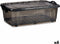Opbergdoos op Wielen Antraciet Plastic 30 L 40 x 20,5 x 63 cm (6 Stuks)