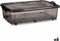 Opbergdoos op Wielen Antraciet Plastic 40 L 46,5 x 20 x 72,5 cm (6 Stuks)