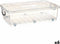 Opbergdoos op Wielen Transparant Plastic 40 L 46,5 x 20 x 72,2 cm (6 Stuks)