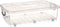 Opbergdoos op Wielen Transparant Plastic 40 L 46,5 x 20 x 72,2 cm (6 Stuks)