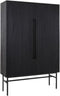 Opbergkast Donau 100 cm - Zwart