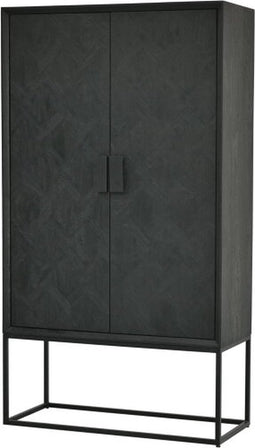 Opbergkast Newcastle 100 cm - Zwart | hotel collection