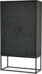 Opbergkast Newcastle 100 cm - Zwart | hotel collection