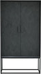 Opbergkast Newcastle 100 cm - Zwart | hotel collection
