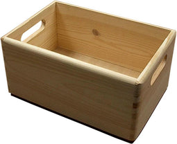 Opbergkist – massief dennenhout – 20cm x 30cm x 14cm