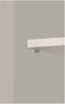 Opbergmeubel - schoenenkast - 2 deuren - betoneffect decor - L55 x D36 x H103 cm - STAR